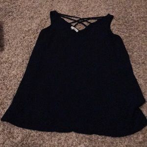 Navy Blue dress top